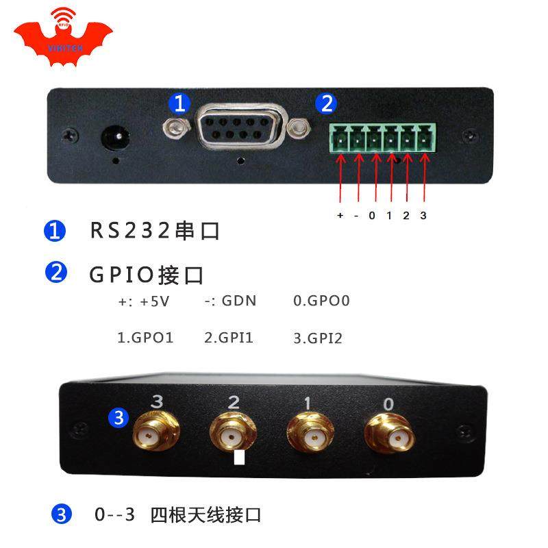 rfid道读器四通写串直口工业电子标签读卡器特惠销射频芯片AQU阅,纺织面料/辅料/配套,纺织机械配件,淘宝优惠券,粉丝福利购,淘宝优惠卷