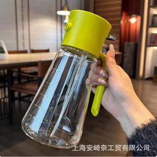 跨境喷倒两用玻璃油壶喷油壶家用厨房不挂油防漏油酱油醋调料瓶