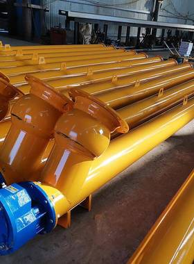 φ管式螺旋2194米货蛟型龙水泥旋输送机圆管式粮食螺旋螺现机带万