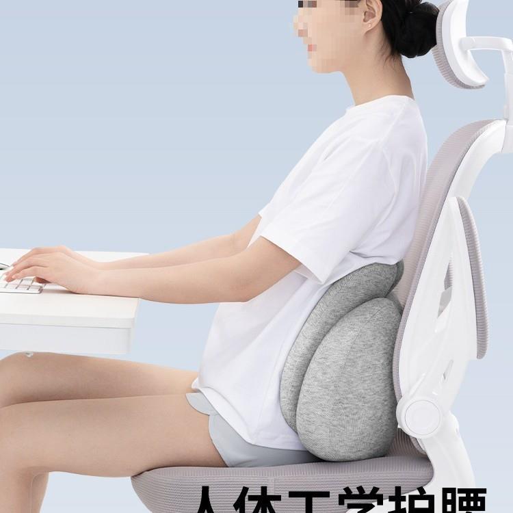 艺蓝人体工学腰靠护腰靠垫办公室久坐汽车座椅腰部支撑腰托靠背垫