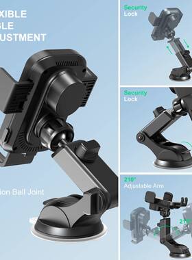 亚马汽爆出款风口车载无39428线充支架15W快充电车手机充智能感应