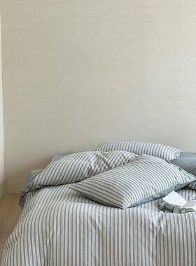 新02ANB5款全棉水洗花工艺四件2套-时光巴黎1.2提m床单款三件套