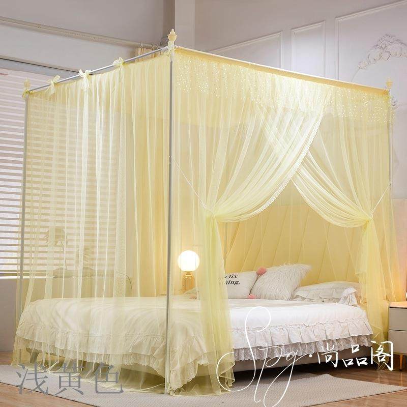 蚊帐家用卧室205新款支杆加粗加厚架15FS755634.米1.8米床落地床