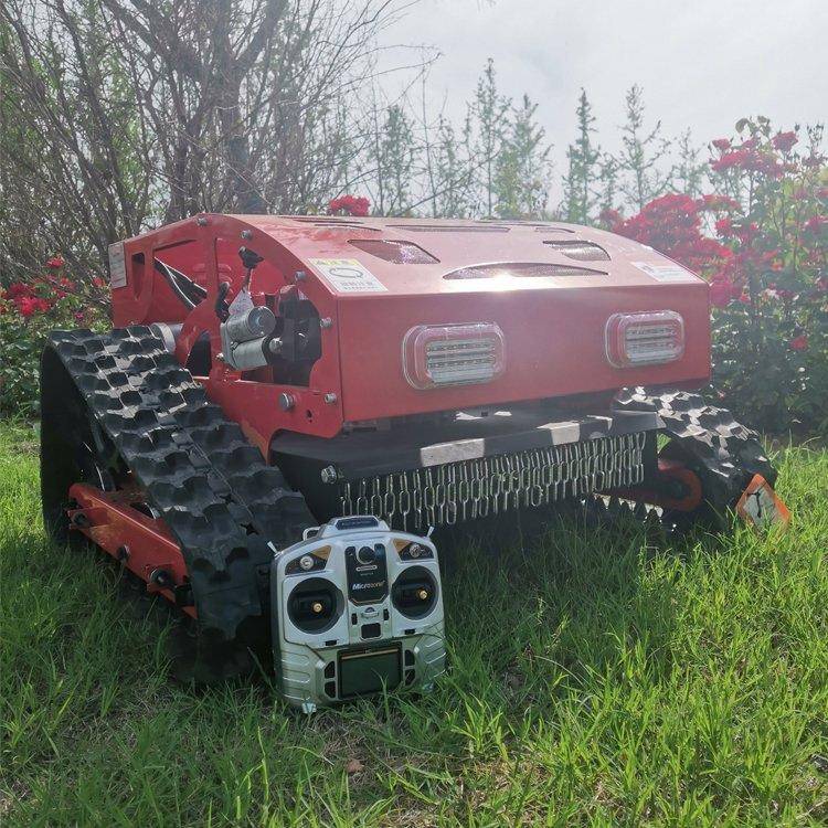 智能遥控电割草控机履带式果草园农HSS场汽油碎机越野坦克遥割动