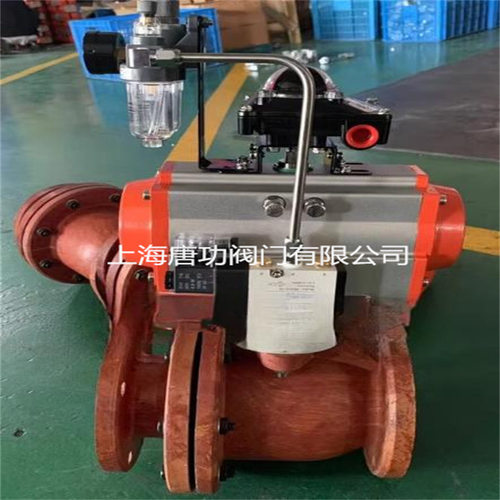 Q641SA-6FRP玻璃钢气动球阀 化工耐酸碱防腐蚀单体分体式胶木球阀