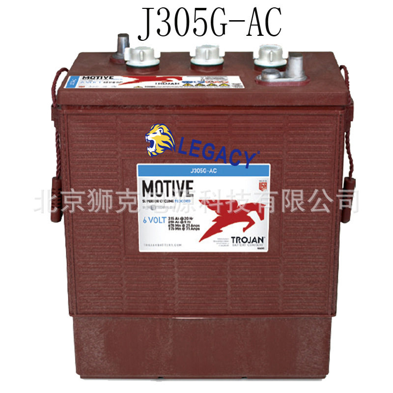 Trojan蓄电池J305G-AC 6V315AH JLG升降平台 曲臂车 高空作业平台