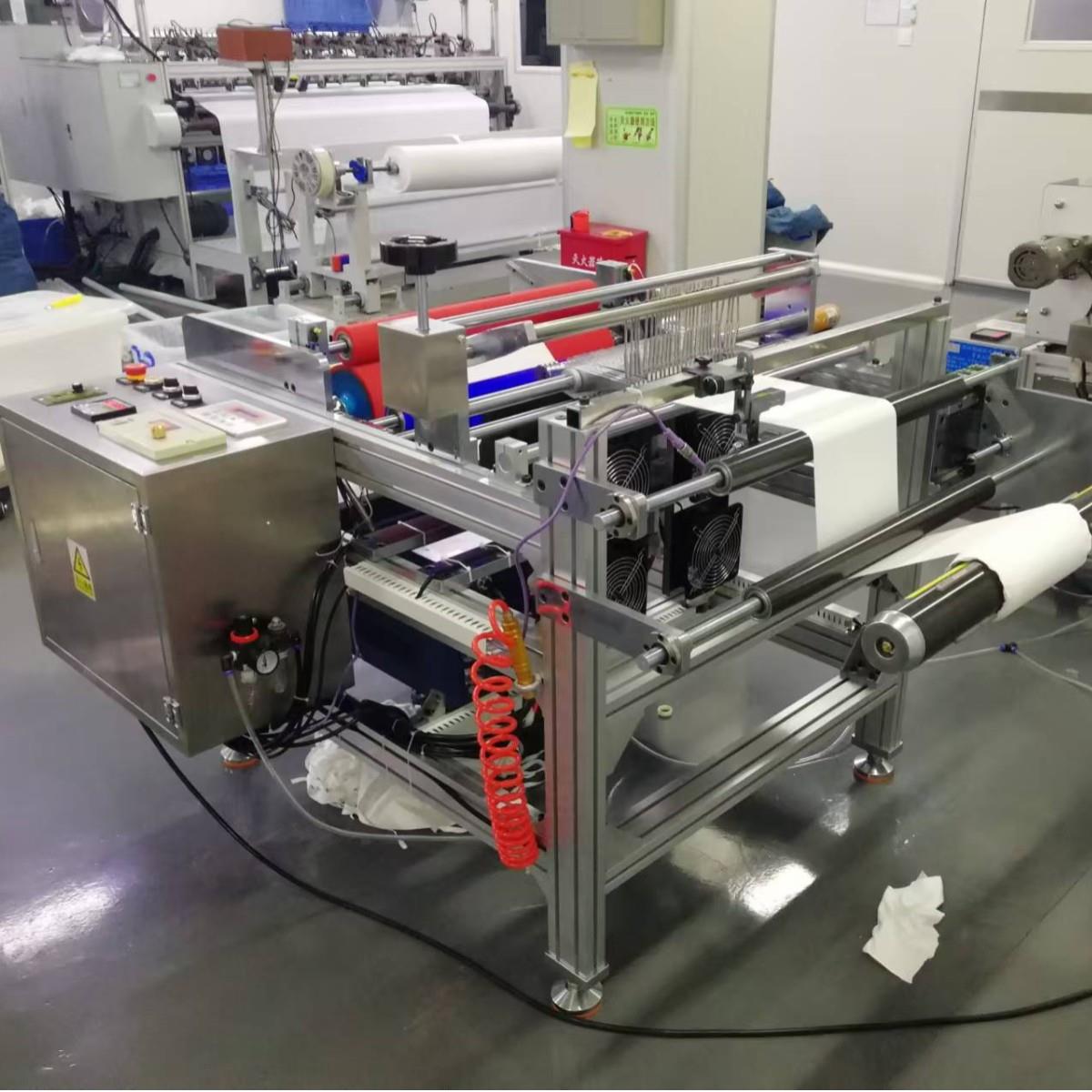 全自动卷轴布机胶带缠绕薄膜无纺布分条机贴合卷筒机超声波分切机