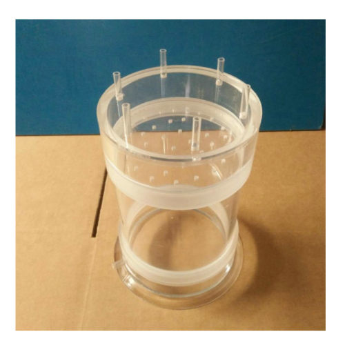 实验室恶臭有机玻璃臭氧气体过滤分配器六联分样器六联分配器开票