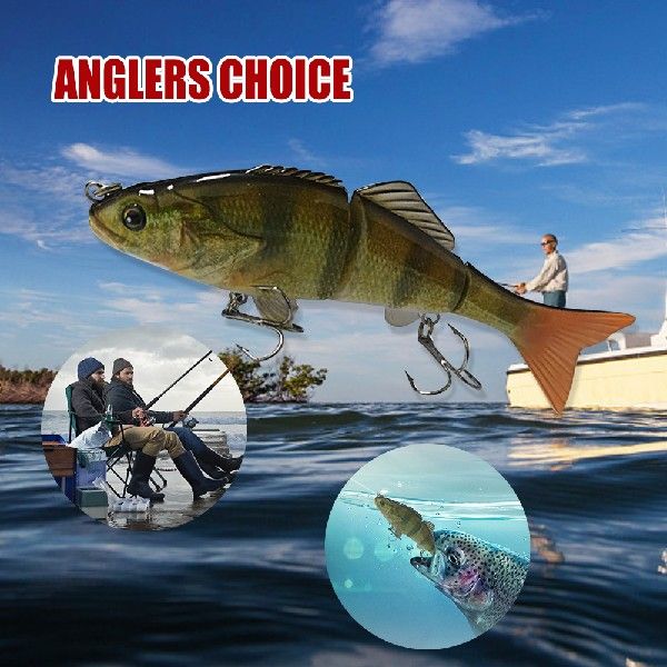 ABS Bionic Fishing Lures Triple Hooks 15cm 50g Fishing Bait