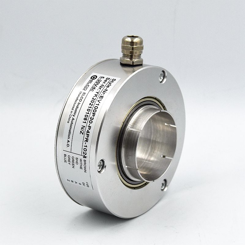 全新光电增量型宜科编码器EC100PR30-H4PR-512全空心轴质保一年