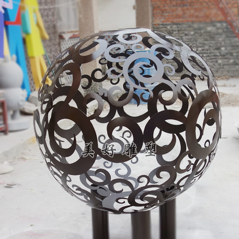 定制304不锈钢地球仪雕塑 大型地球模型广场校园城市户外圆球摆件