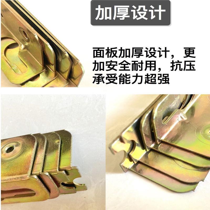 加厚韩版木床三连挂加长连接件