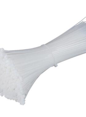 伊莱科EG-5*300*W2000扎带自锁式尼龙塑料卡扣4.8x300mm白200x10