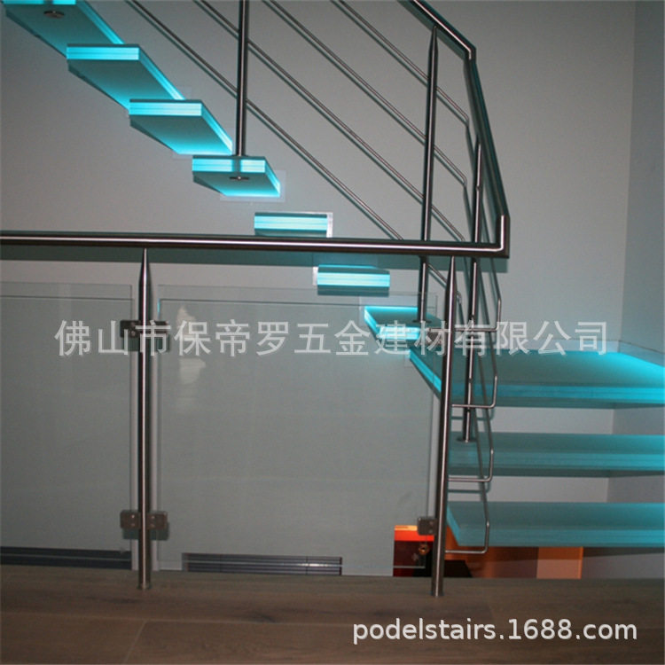 不锈钢钢化玻璃楼梯扶手栏杆