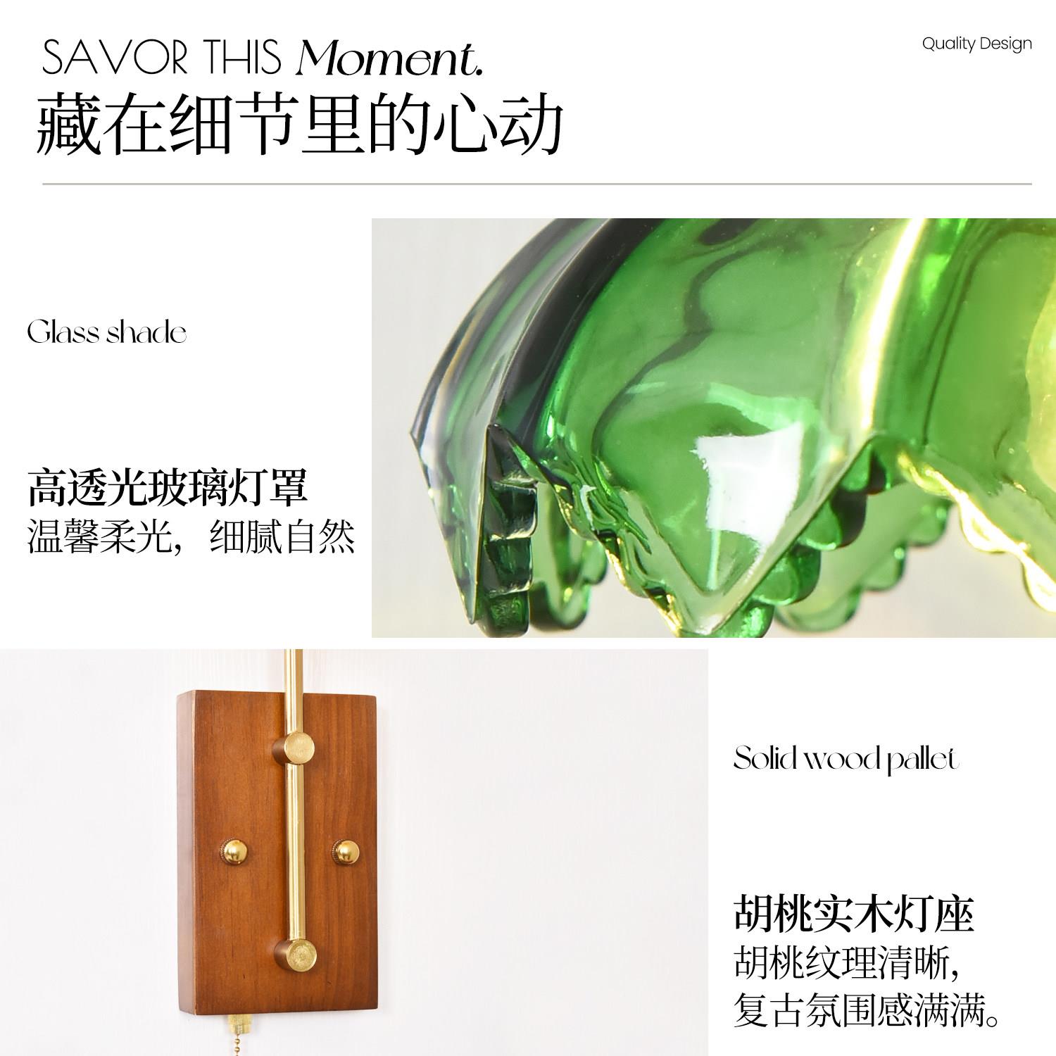 怀旧古拉炼壁灯饭厅气式氛灯复法客卧厅室走B078廊墙壁灯中古床头