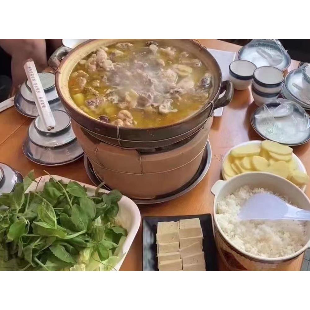 港式打边炉烧炭炉商用老式土砂碳烤锅炉锅火煲家用木炭小红泥矮号