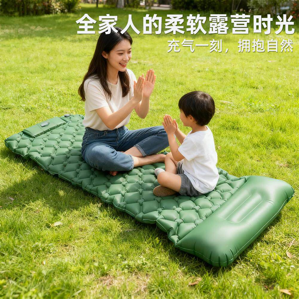 超轻气垫垫单人可携床式睡垫坐垫潮躺车载充气垫帐篷露营防垫JLW