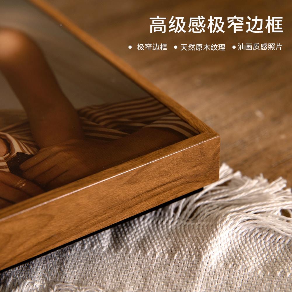 照片定TXZ制桌摆婚纱照相框框台高级感全家福亲子照儿童相摆来定