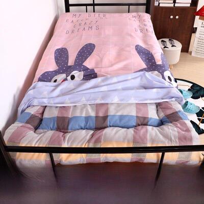 学生宿舍床垫 单人褥子垫MCD垫被.12m铺床褥 加1厚防潮床铺褥90x9