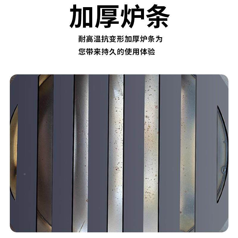 柴火炉外烧户烤炉柴灶家用特厚露营炊茶炉无烟OZX火农村木柴烤火
