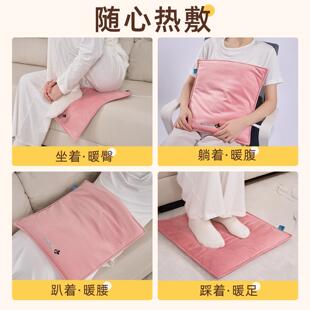 季usbDrift ci座椅加冬热坐垫石墨上烯神导热艾绒草垫床取暖器暖