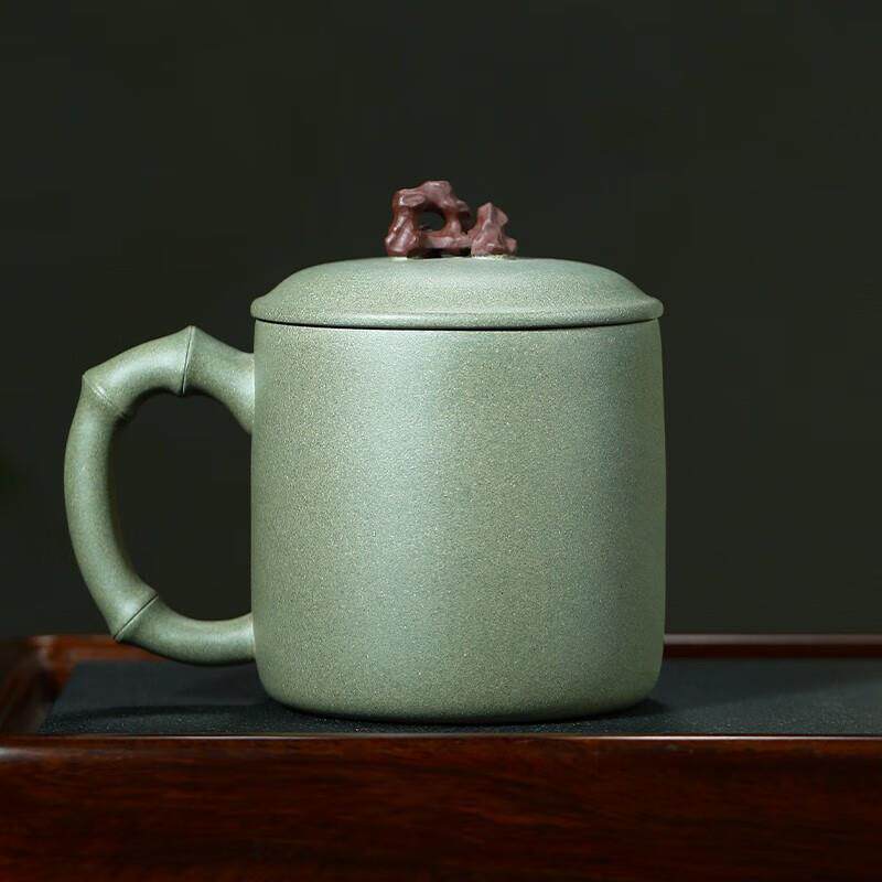 金镶茶宜兴紫砂杯泥茶BKP杯纯全手工个人青泡杯盖子配盖大容量水