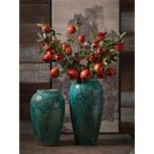 罐景德陶瓷花瓶干花家居陶花容A16器桌饰镇陶瓷水培客厅装 插饰花