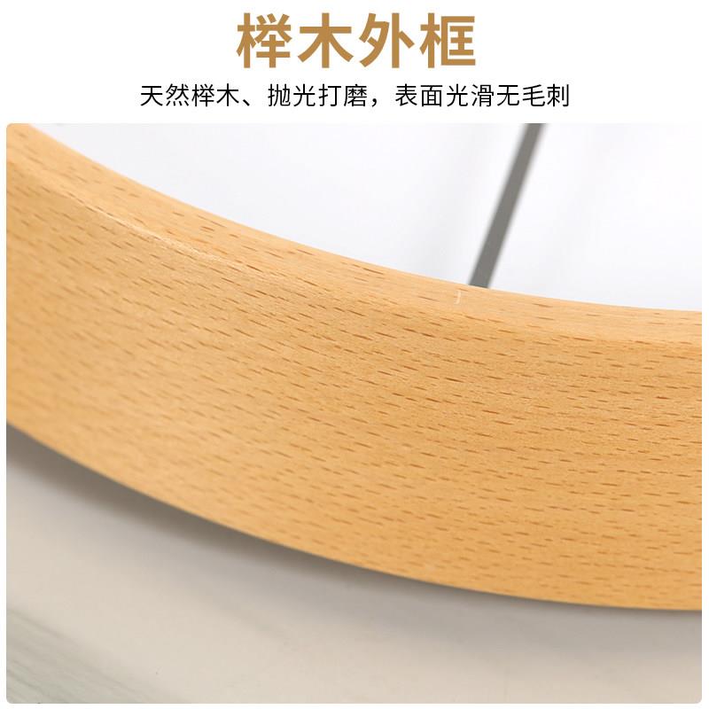 时HD08尚简实0木桌面摆约代件时钟客厅现高档装饰座钟创意钟表HD8