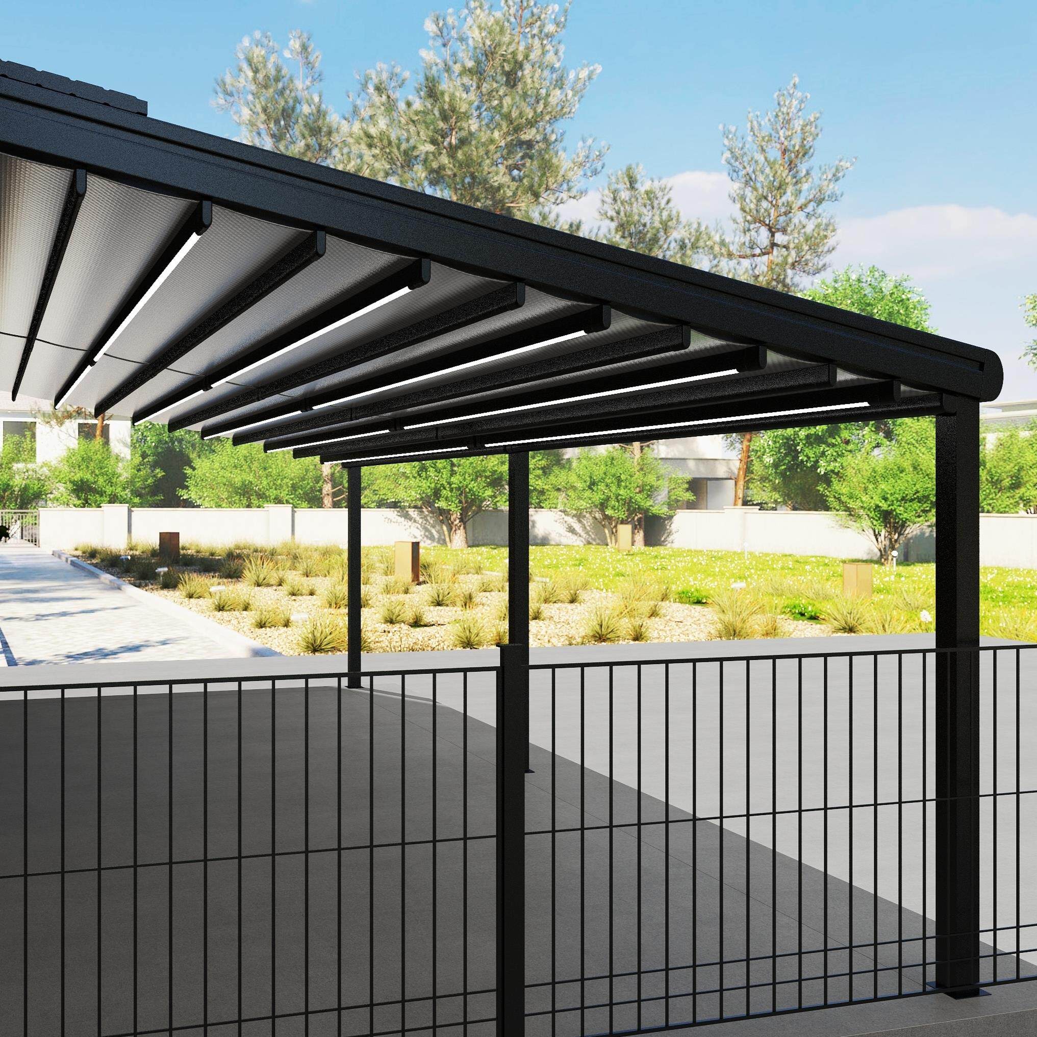 陕西西安伸缩式折叠天幕雨棚户外铝合金遮阳棚楼顶庭院防晒遮阳