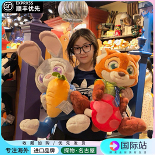 疯狂动物城朱迪狐尼克兔警官毛绒玩偶大号公仔生日礼物送女友闺蜜