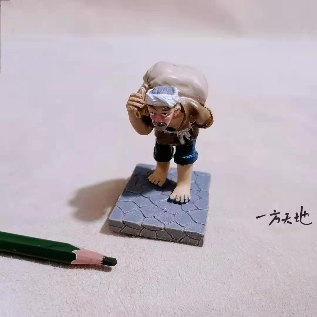 场景模型仿真微缩古人农