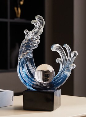 风生水起摆件轻奢高档家居客厅电视柜办公室玄关酒柜装饰品高级感