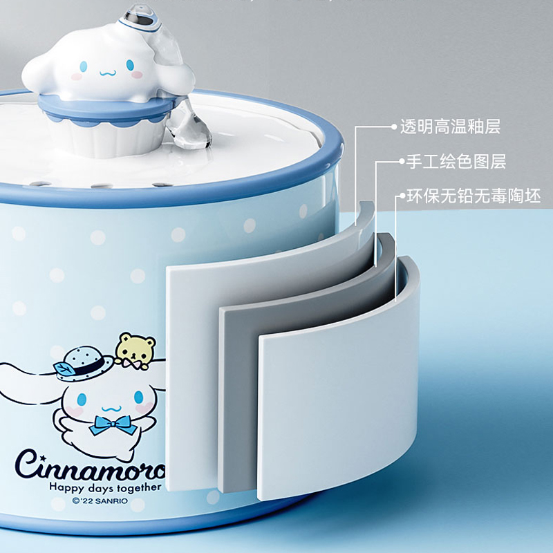 猫咪饮水机恒温加热陶瓷宠物喝水器自动循环流动活水保温碗用品