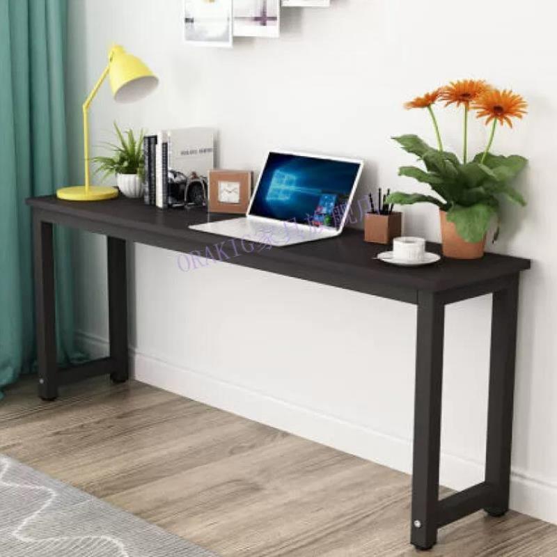 家用长条桌沙发后置物架台式电脑桌钢木桌暖气片置物架暖气