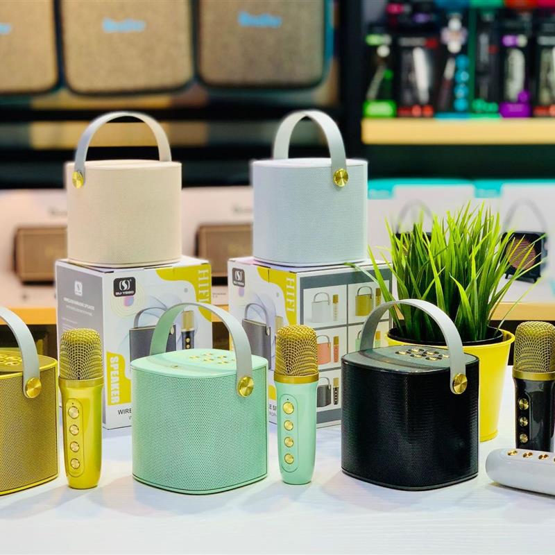 2023新款跨境一体户外家庭聚会套装K歌神器YS-101无线话筒麦克风