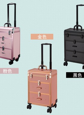 2023 New Makeup Luggage Trolley for Women Professinal Travel