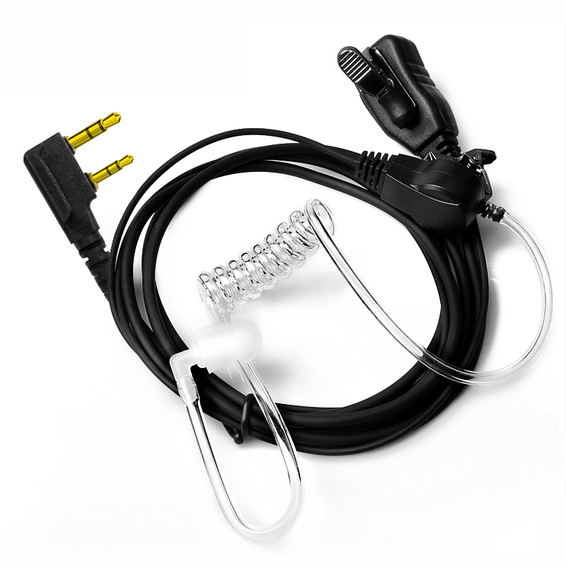 对讲讲机耳机耳麦K头空气导管入耳式耳挂 对讲电话机耳机线通用型