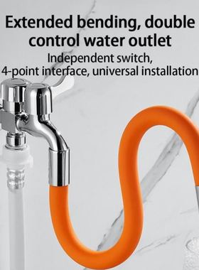 Rotation Splaproof Universal Faucet Extension