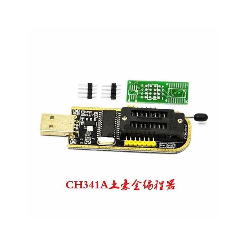 程式设计器土豪免拆神器测试夹子SOP8/16 IC宽窄烧录座金CH341A