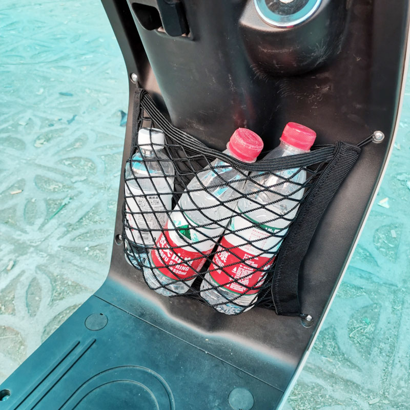 专用 小刀DN7国风版电动车收纳网兜改装配件电动车前置收纳箱车篮