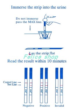 20Pcs LH Test Ovulation Urine Test Strips LH Ovulation Test