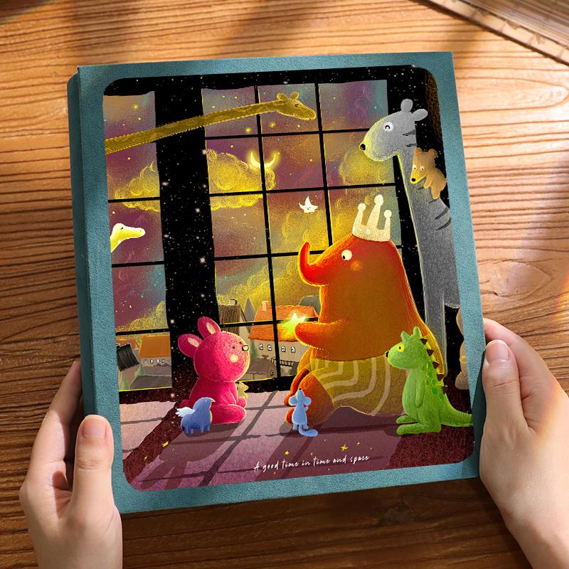 相册本纪念册插页式家庭版宝宝成长5寸6寸儿童收纳册照片礼物影集