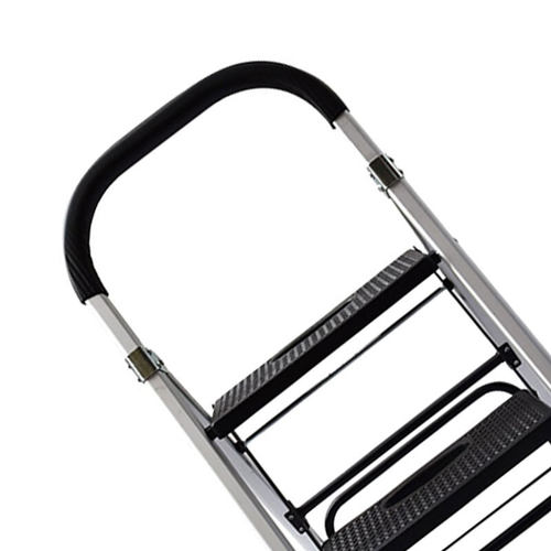 稳斯坦W638摺叠登高梯拉货车多功能铝合金人字梯超市仓库拣货取货