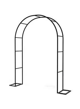 户外拱拱门花月爬藤34845架庭院葡萄架子爬花季架子花园形门防锈