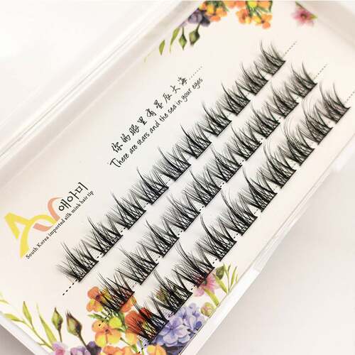 好货Fine stalk summer feather fan false eyelashes wholesale