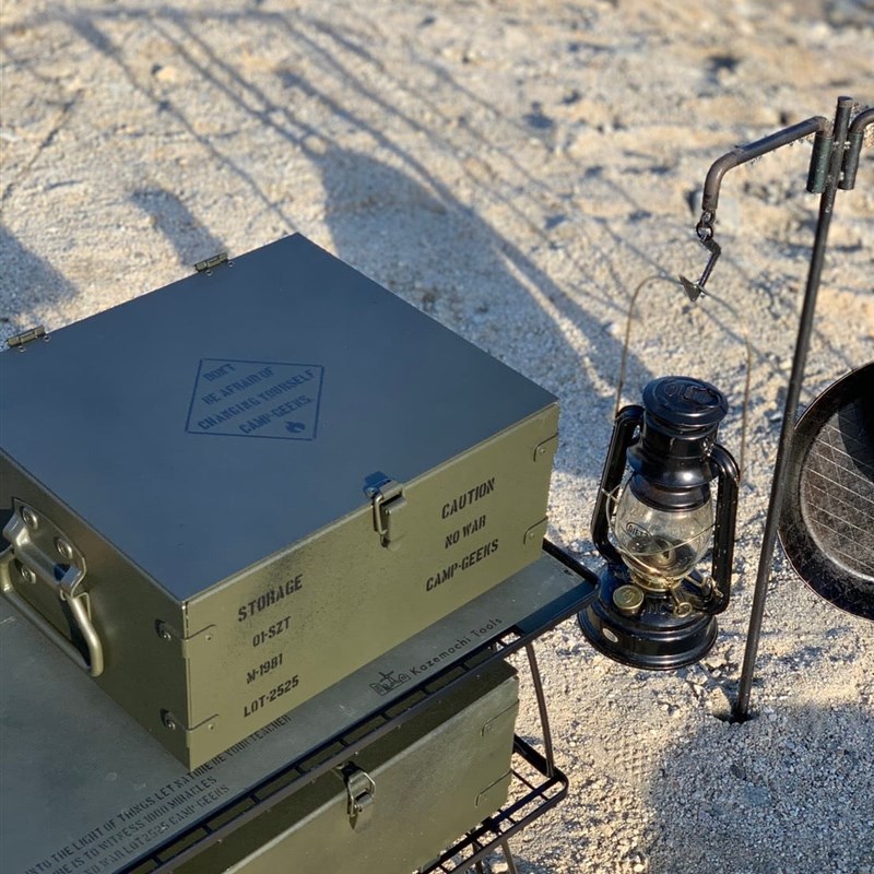 日本Camp geeks 军事风格户外露营 收纳箱 整理箱