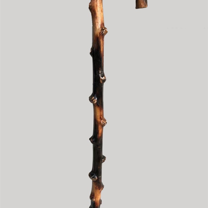 信誉包邮精品藤木登山杖老年人手杖复古实木一体单杖防滑结实拐杖