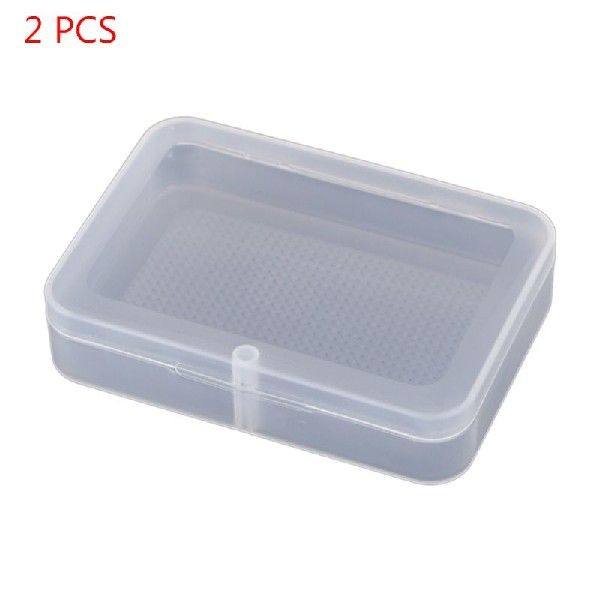2pcs Transparent Card Holders Plastic Box Board Game Tarots