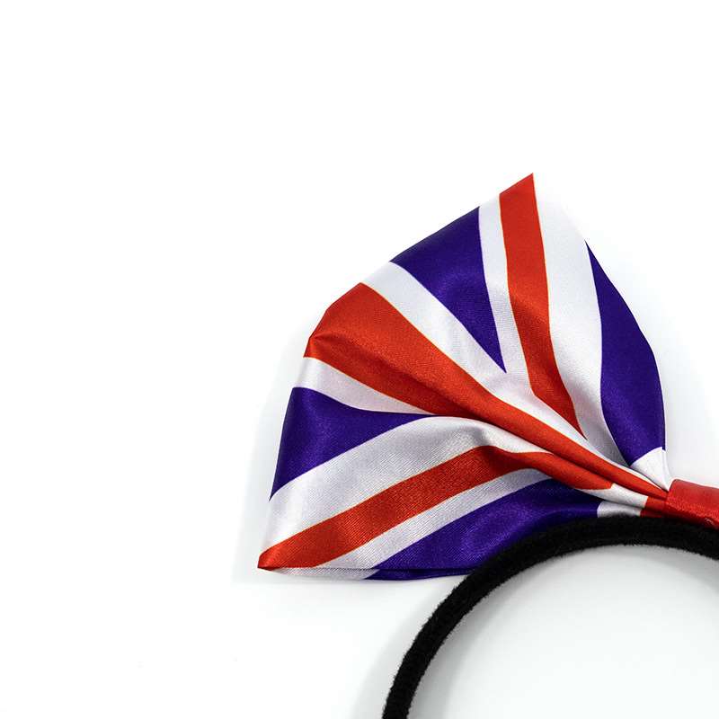 .Qatar World Cup Super Bow Cloth Flag Hairband Flag Fans Che