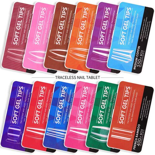 好货False Nails New Matte Tips Fake Nail Capsule Press on Co